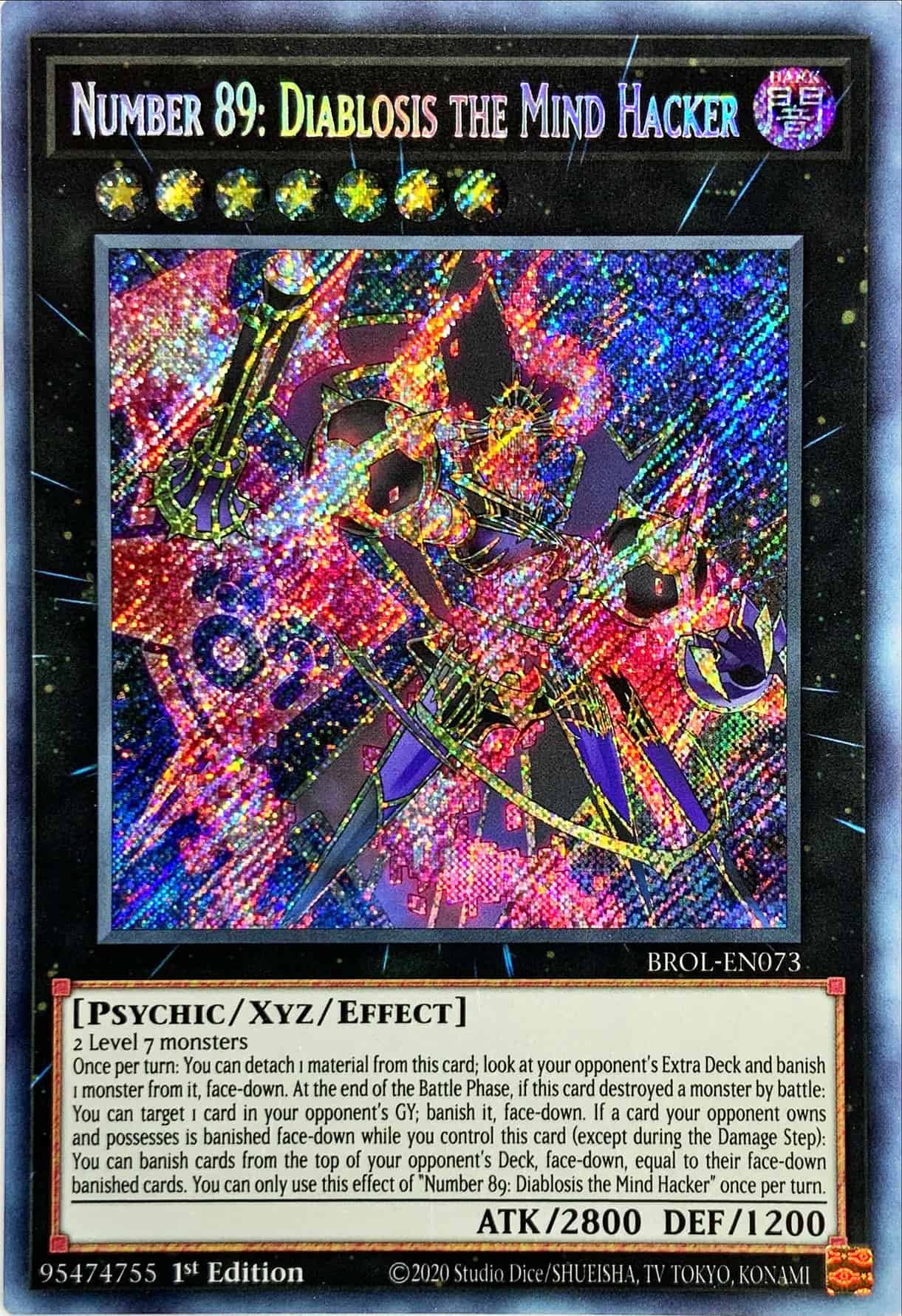 YUGIOH! Number 89: Diablosis the Mind Hacker Custom Cards